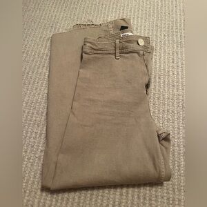 Zara wide leg beige pant high wasted